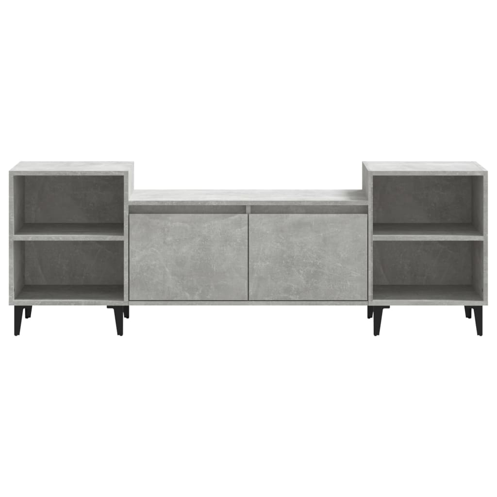 vidaXL Szafka pod TV, szarość betonu, 160x35x55 cm