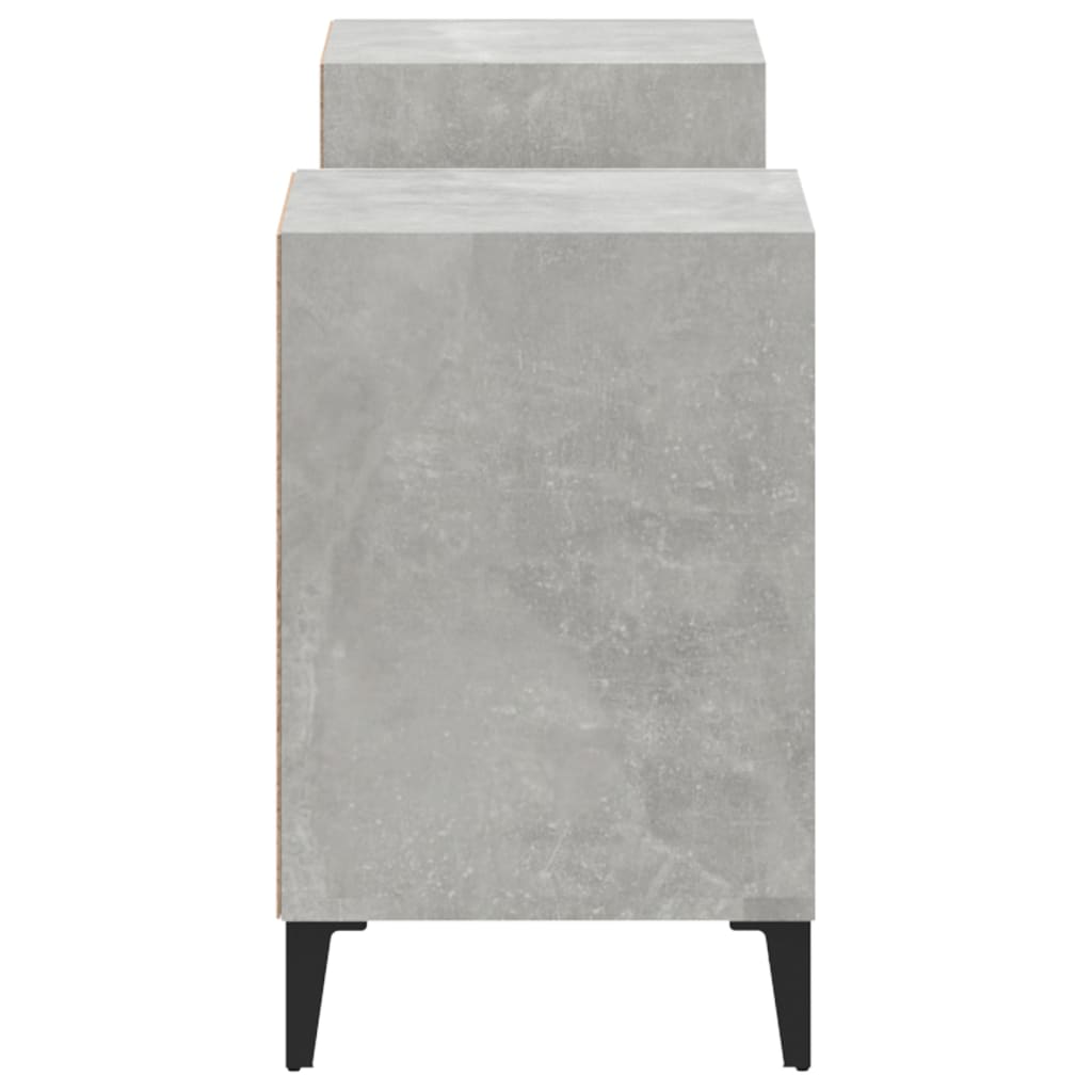 vidaXL Szafka pod TV, szarość betonu, 160x35x55 cm