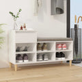 vidaXL Półka na buty, biała, 102x36x60 cm, materiał drewnopochodny