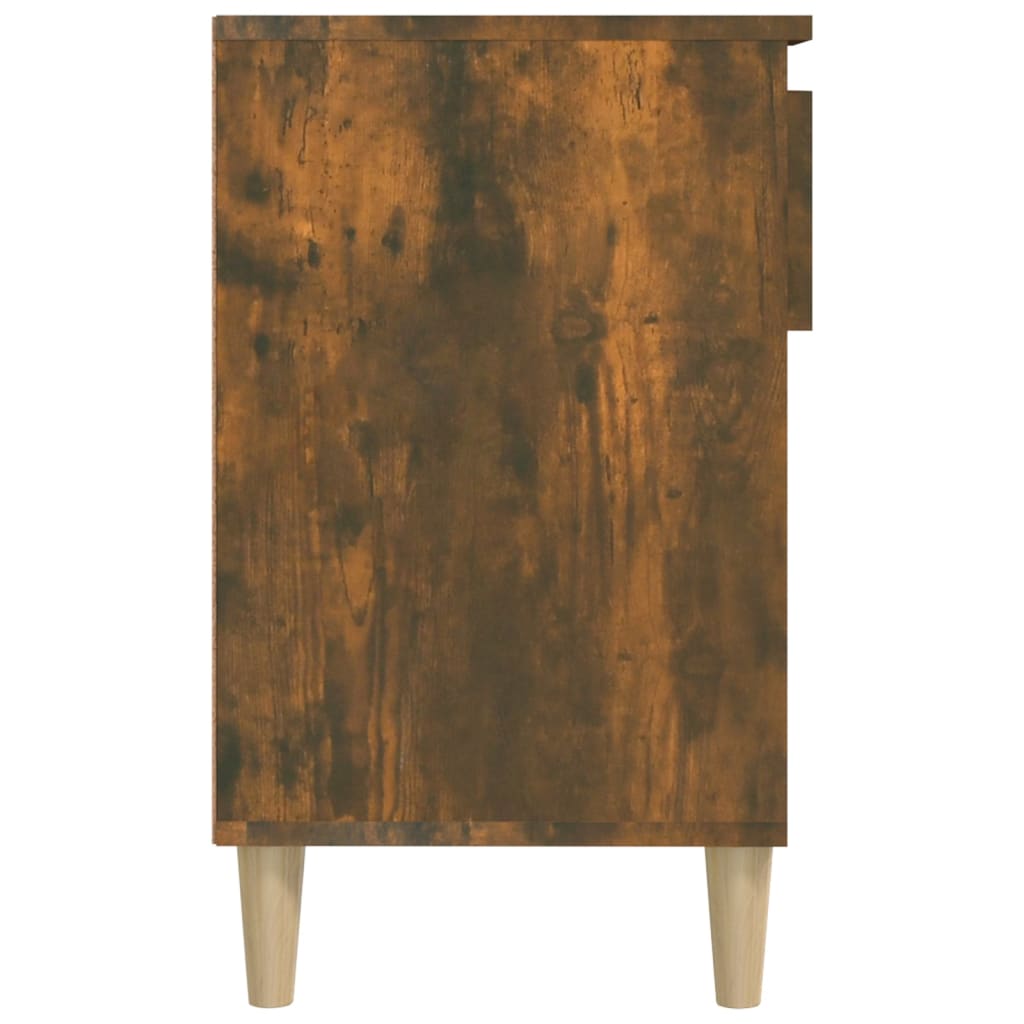 vidaXL Półka na buty, przydymiony dąb, 102x36x60 cm