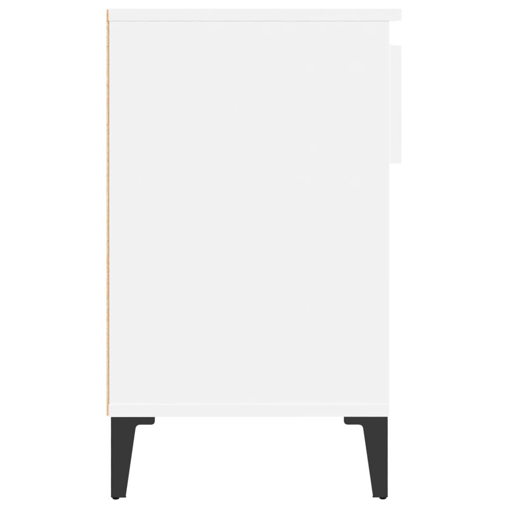 vidaXL Półka na buty, biała, 102x36x60 cm, materiał drewnopochodny