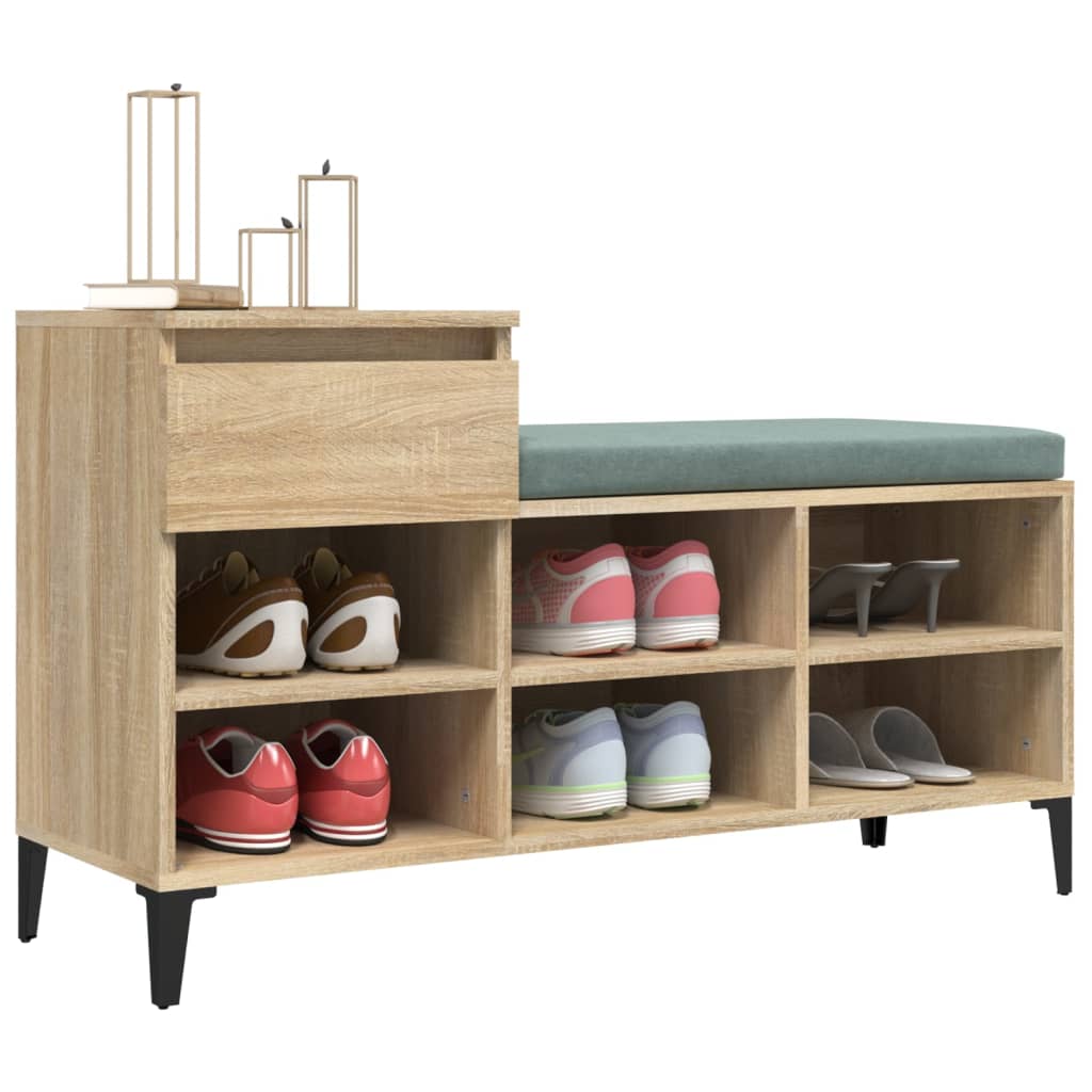 vidaXL Szafka na buty, dąb sonoma, 102x36x60 cm