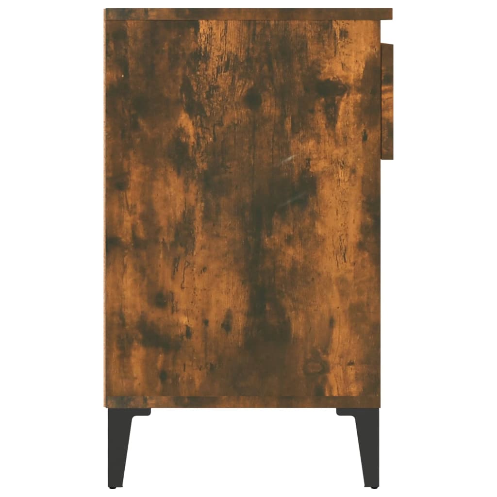 vidaXL Półka na buty, przydymiony dąb, 102x36x60 cm