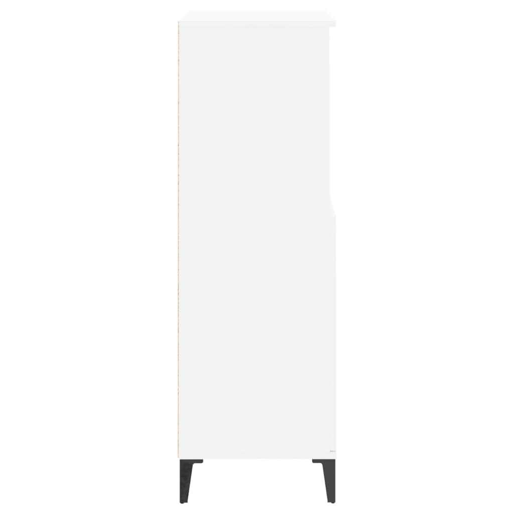 vidaXL Wysoka szafka, biały, 60x36x110 cm