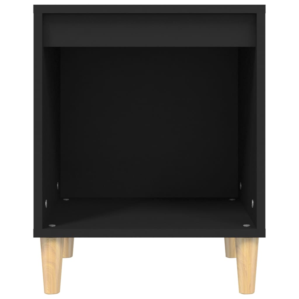 vidaXL Szafki nocne, 2 szt., czarne, 40 x 35 x 50 cm