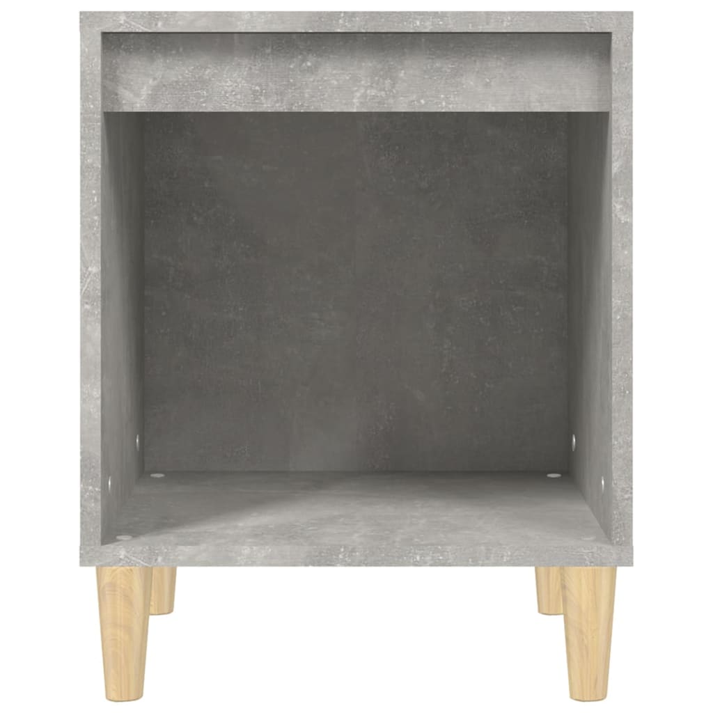 vidaXL Szafki nocne, 2 szt., szarość betonu, 40x35x50 cm