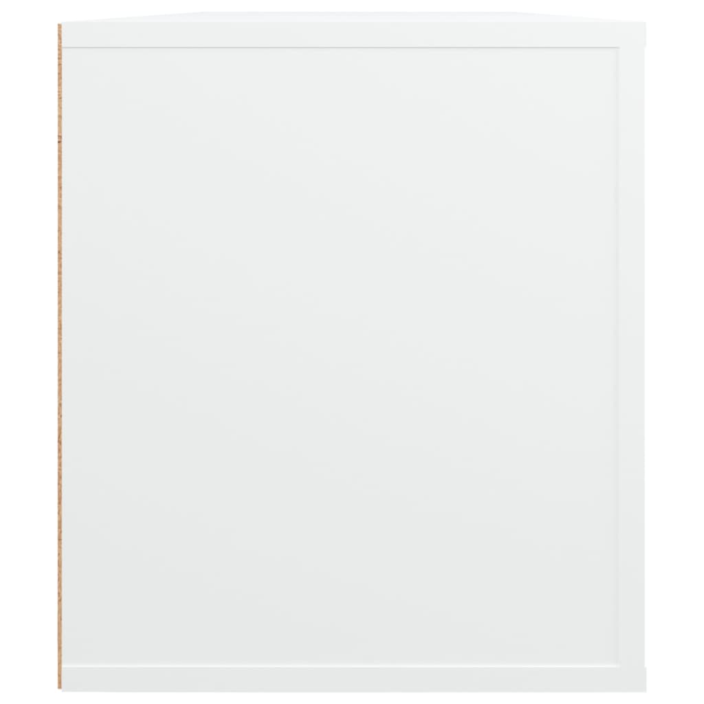 vidaXL Szafka pod TV, biała, 100x35x40 cm, materiał drewnopochodny