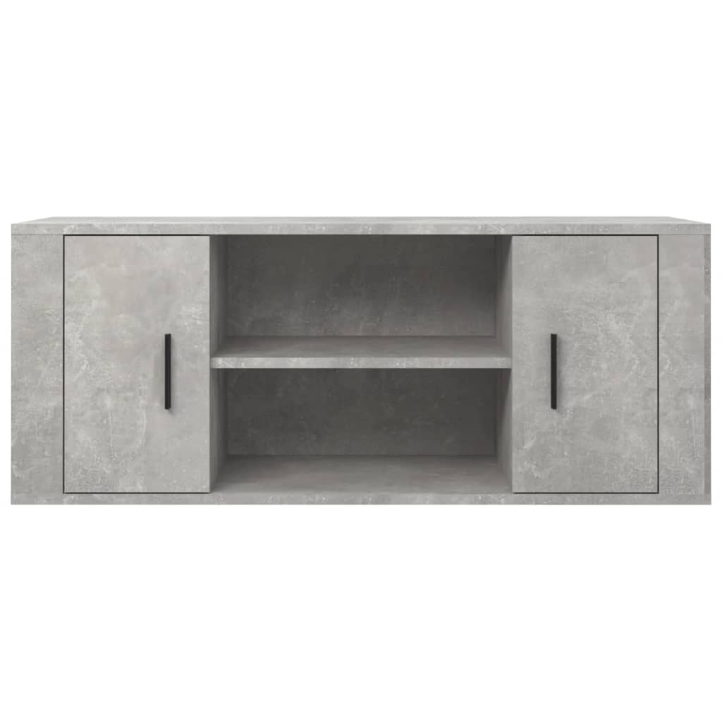 vidaXL Szafka pod TV, szarość betonu, 100x35x40 cm