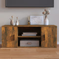 vidaXL Szafka pod telewizor, przydymiony dąb, 100x35x40 cm
