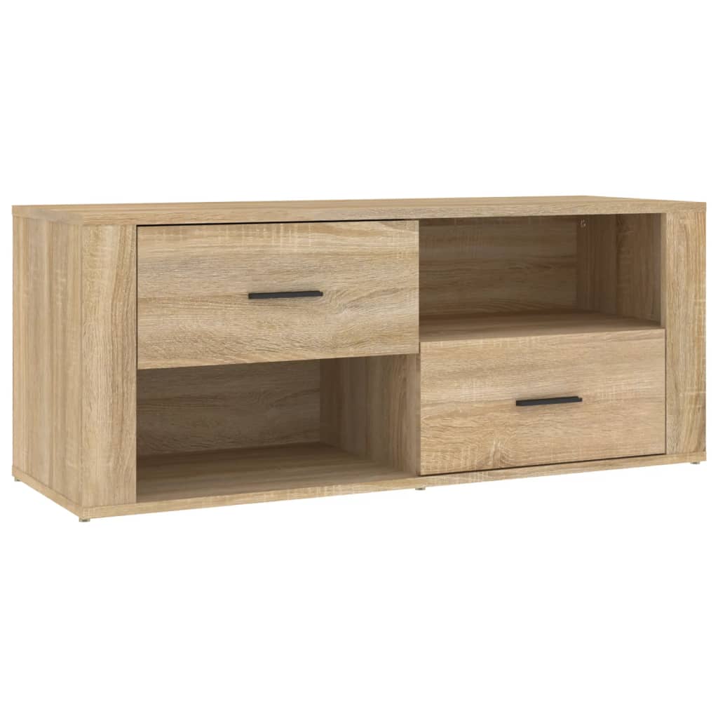 vidaXL Szafka pod telewizor, dąb sonoma, 100x35x40 cm