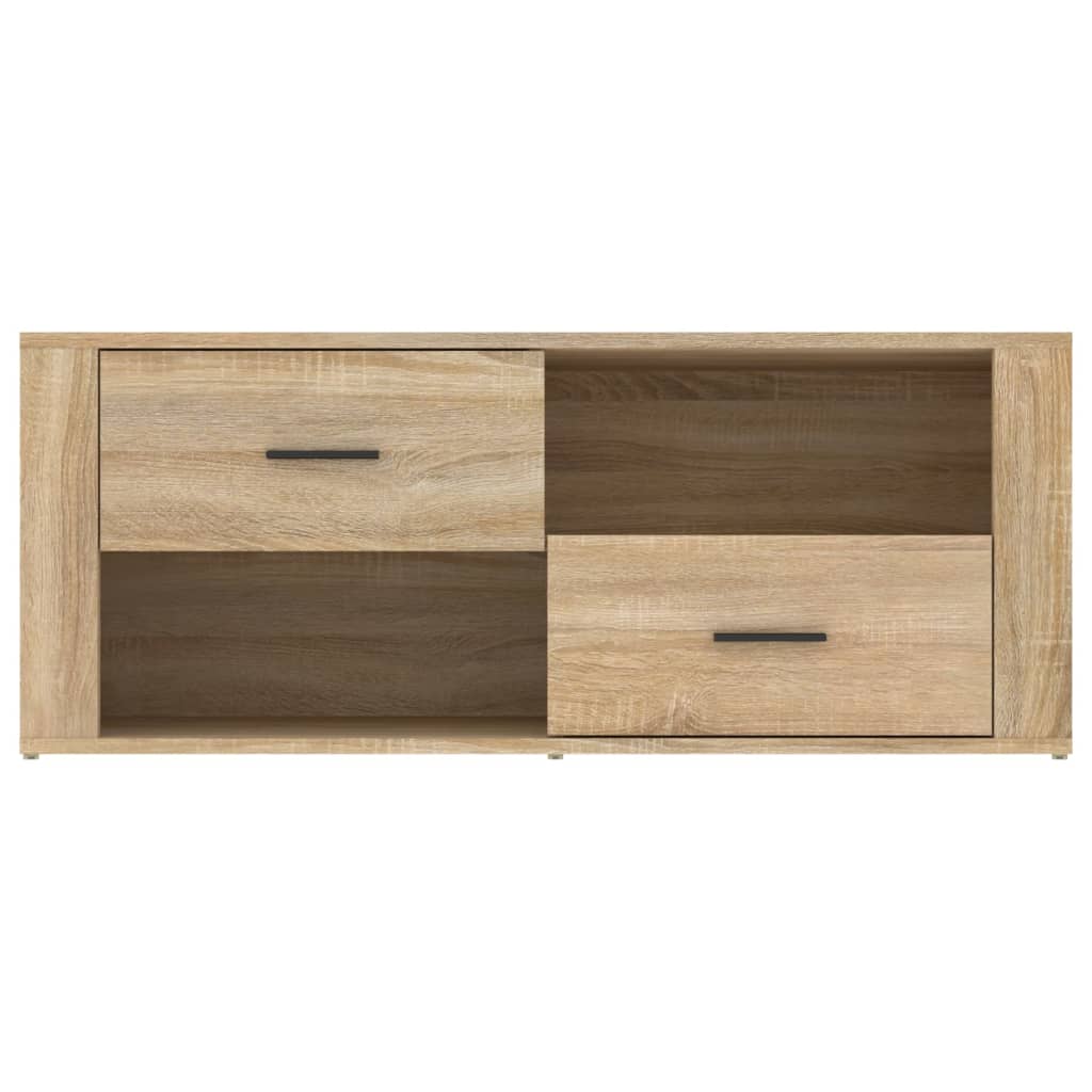 vidaXL Szafka pod telewizor, dąb sonoma, 100x35x40 cm