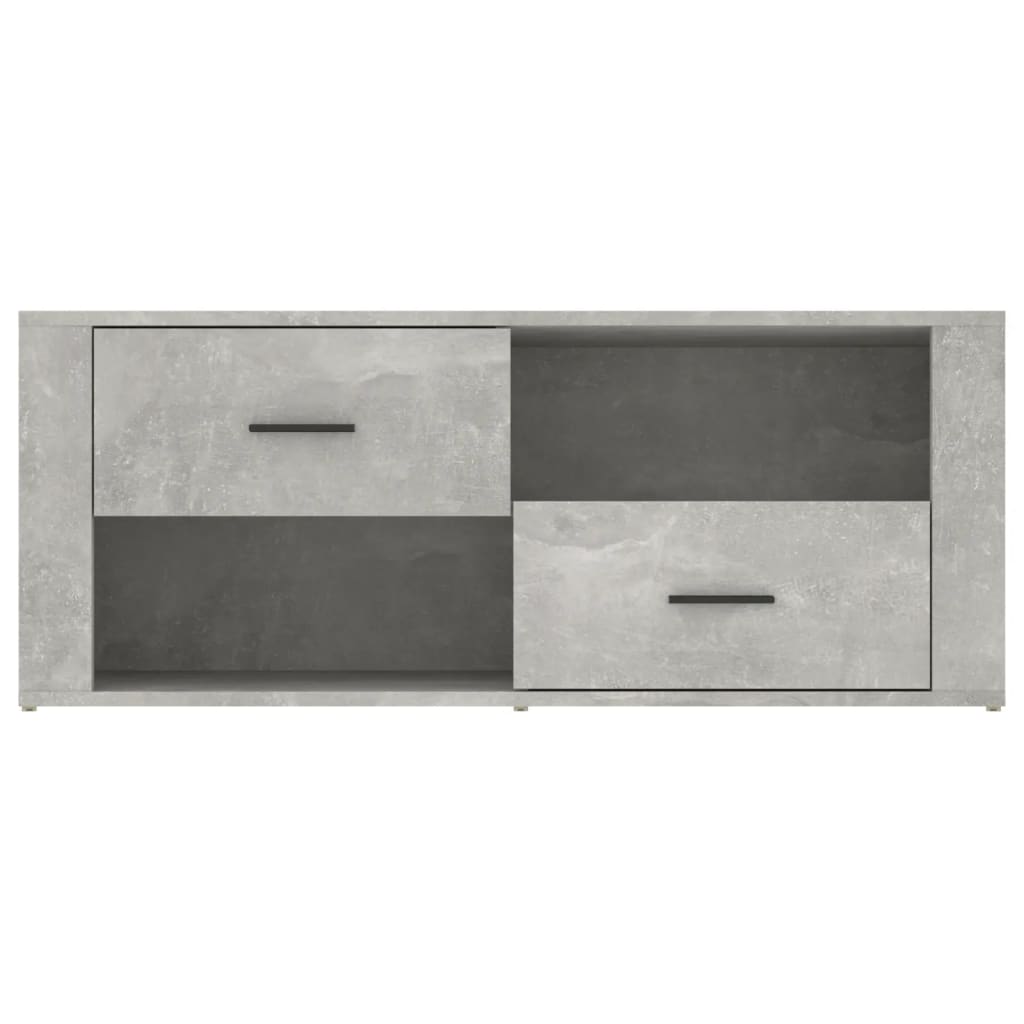 vidaXL Szafka pod TV, szarość betonu, 100x35x40 cm