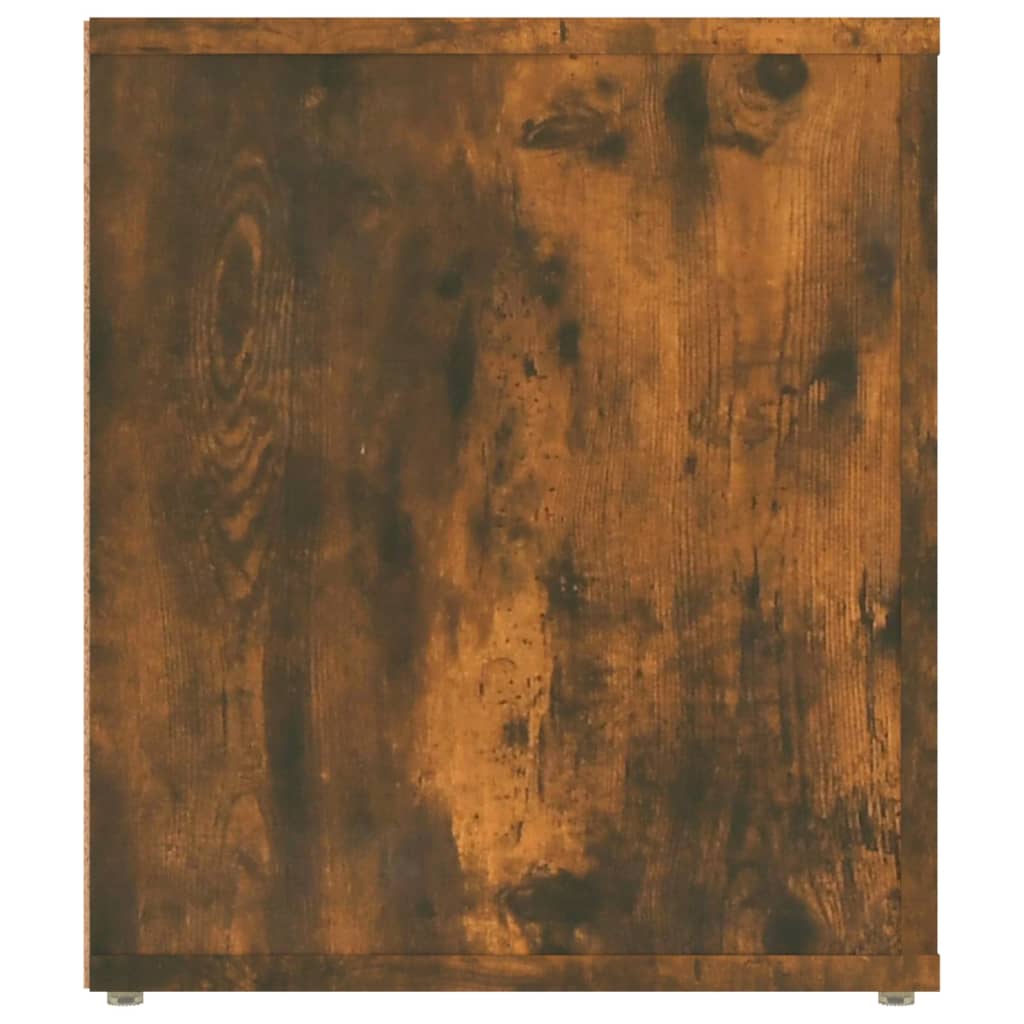 vidaXL Szafka pod telewizor, przydymiony dąb, 100x35x40 cm