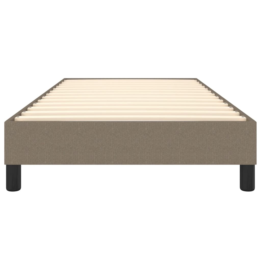 vidaXL Łóżko kontynentalne Taupe 80x200 cm Tkanina