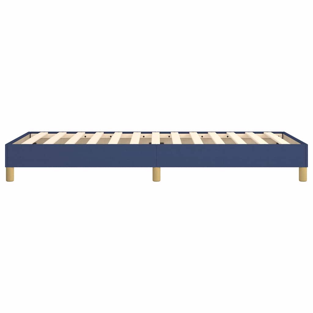 vidaXL Łóżko kontynentalne Niebieska 80x200 cm Tkanina