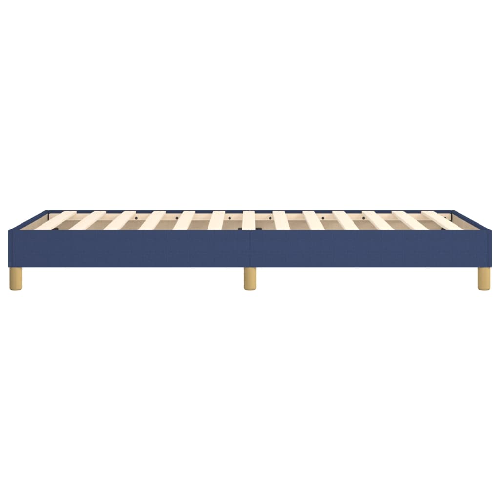 vidaXL Łóżko kontynentalne Niebieska 90x200 cm Tkanina