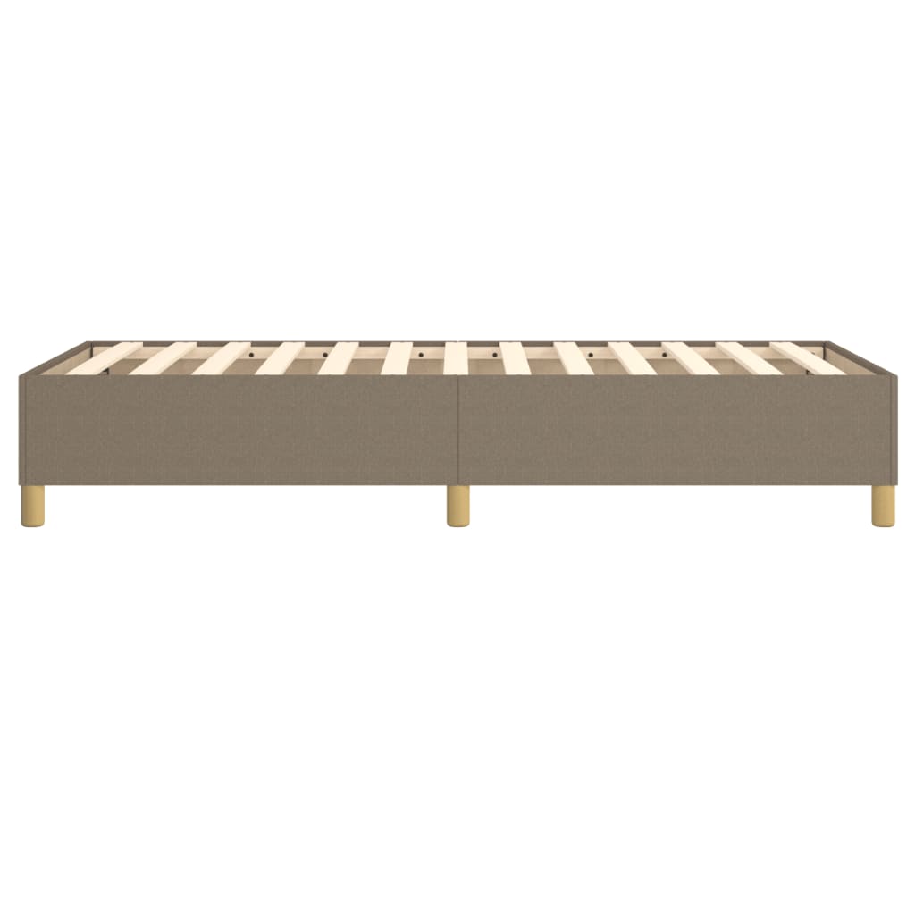 vidaXL Łóżko kontynentalne Taupe 80x200 cm Tkanina