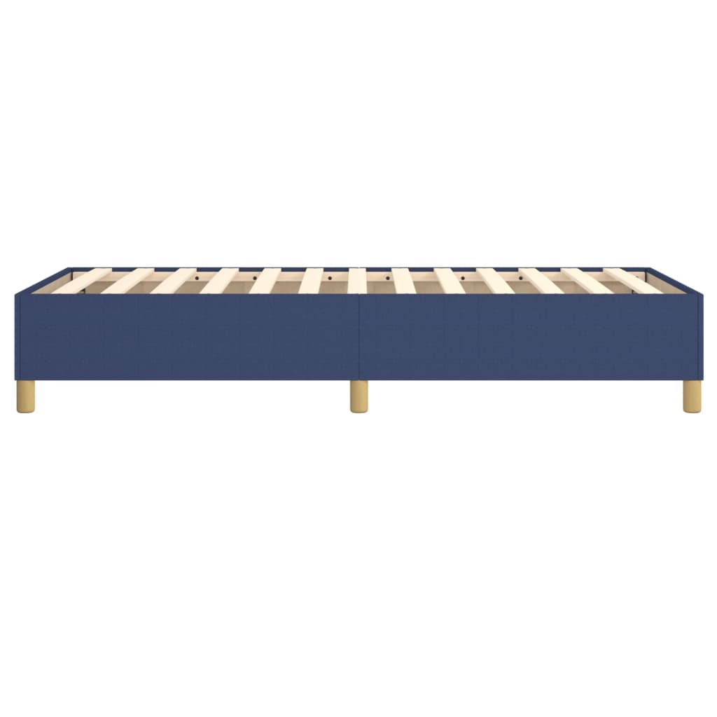 vidaXL Łóżko kontynentalne Niebieska 90x200 cm Tkanina