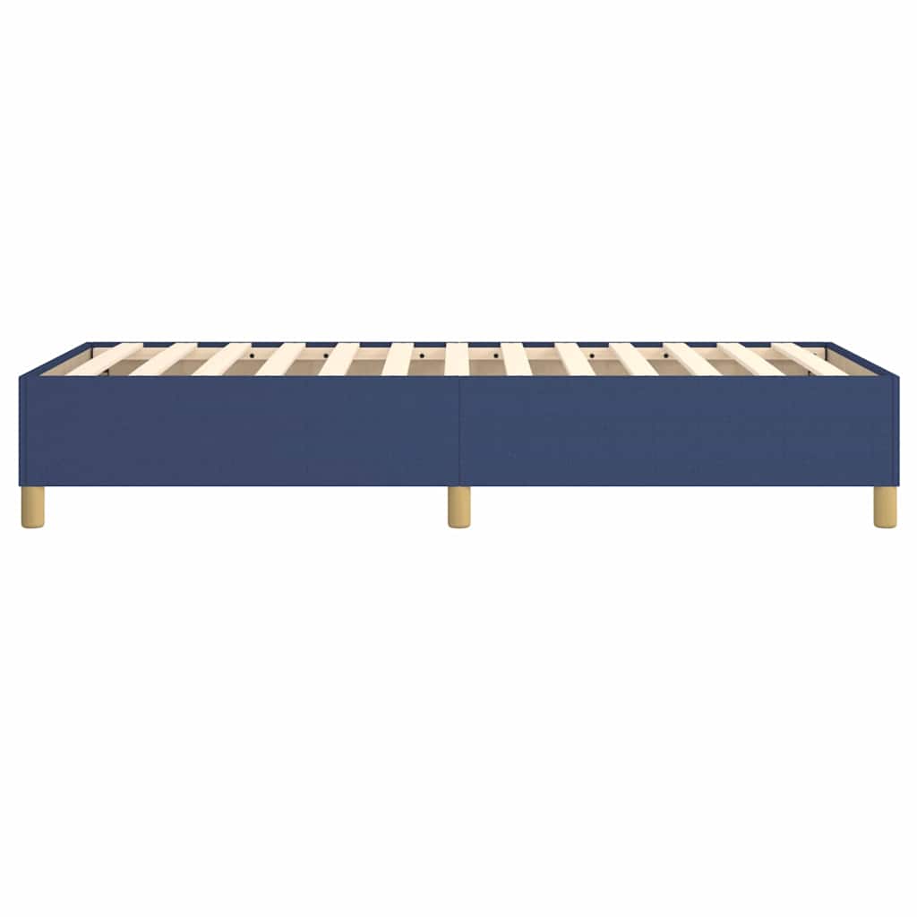 vidaXL Łóżko kontynentalne Niebieska 100x200 cm Tkanina