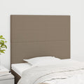 vidaXL Zagłówek taupe 100x5x118/128 cm materiał