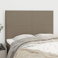 vidaXL Zagłówek taupe 144x5x118/128 cm materiał