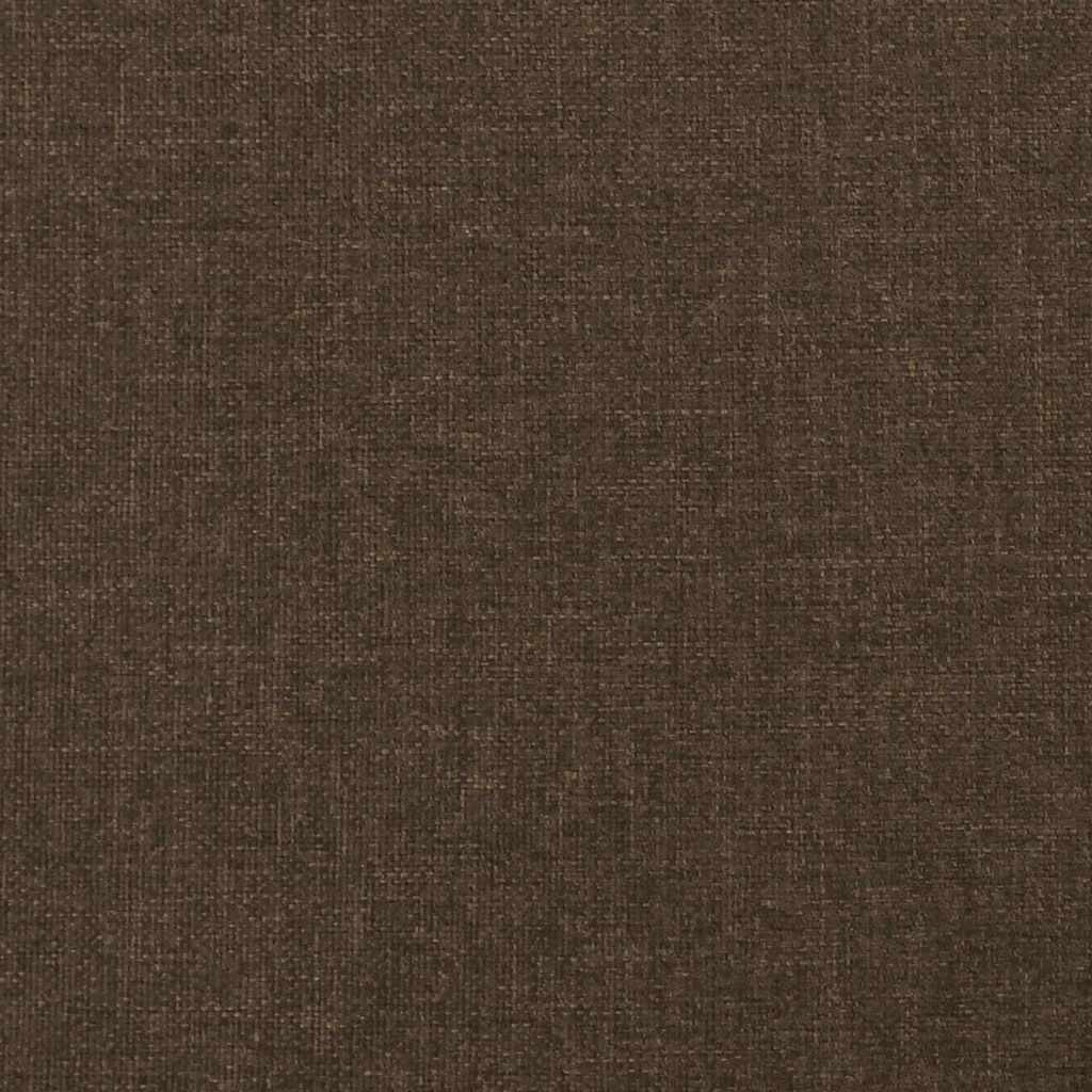 vidaXL Zagłówek ciemnobrązowy 180x5x118/128 cm tkanina