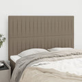 vidaXL Zagłówek taupe 144x5x118/128 cm materiał