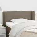 vidaXL Zagłówek uszak, taupe, 83x23x78/88 cm, tkanina