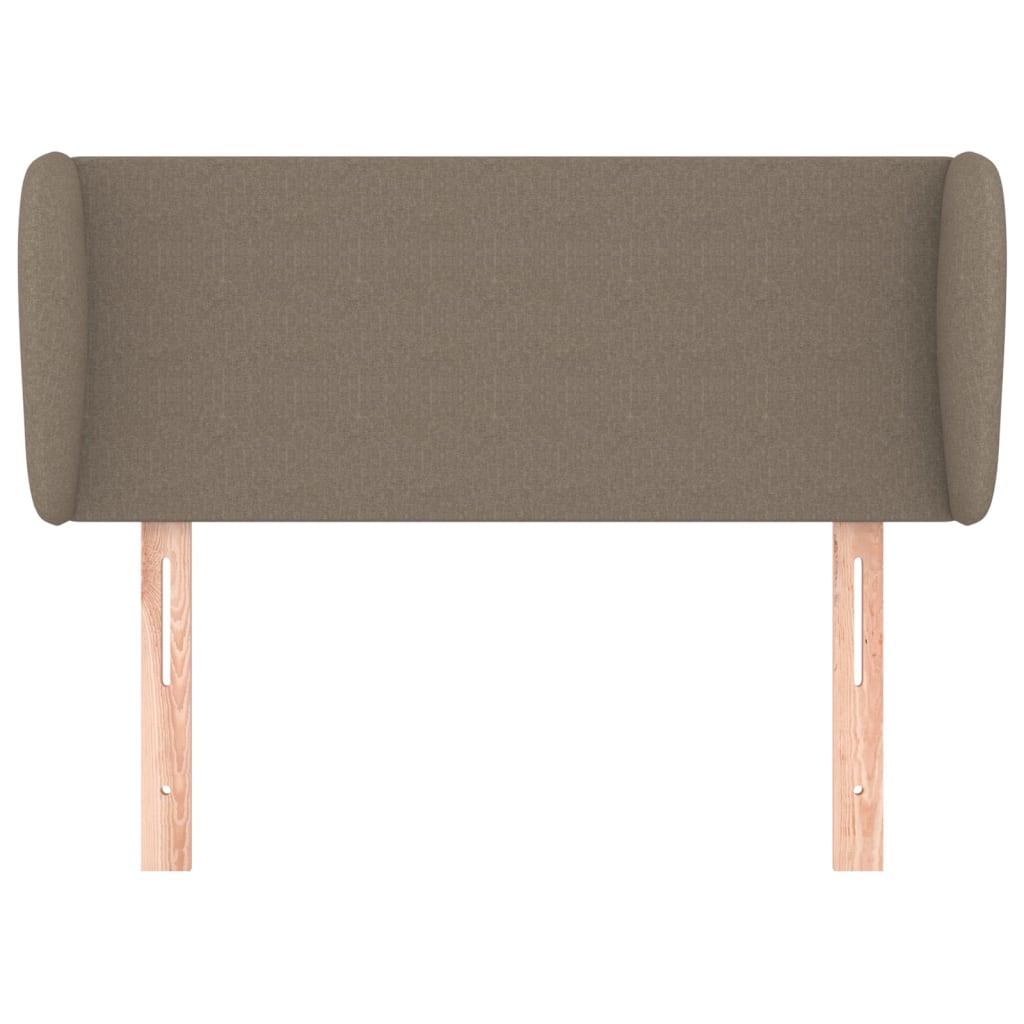 vidaXL Zagłówek uszak, taupe, 93x23x78/88 cm, tkanina