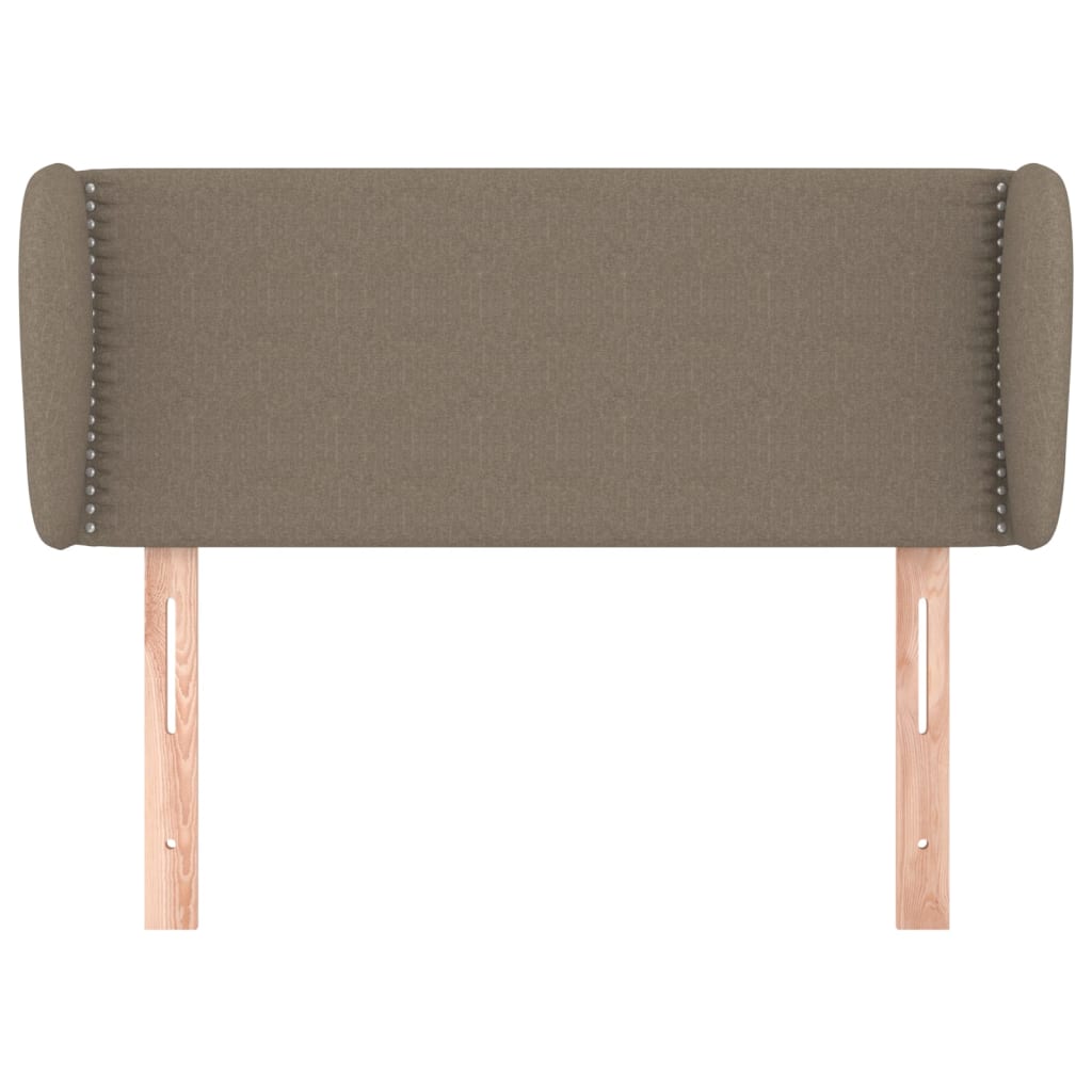 vidaXL Zagłówek uszak, taupe, 93x23x78/88 cm, tkanina