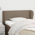 vidaXL Zagłówek uszak, taupe, 93x23x78/88 cm, tkanina