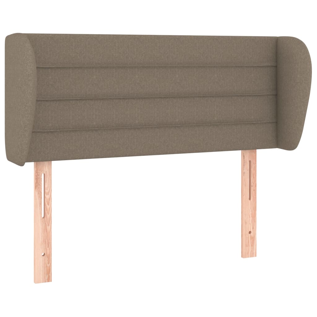 vidaXL Zagłówek uszak, taupe, 83x23x78/88 cm, tkanina