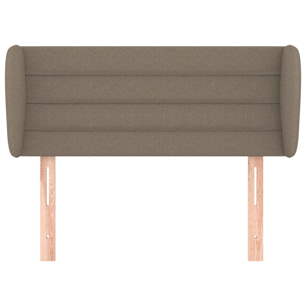 vidaXL Zagłówek uszak, taupe, 83x23x78/88 cm, tkanina