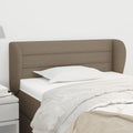 vidaXL Zagłówek uszak, taupe, 83x23x78/88 cm, tkanina