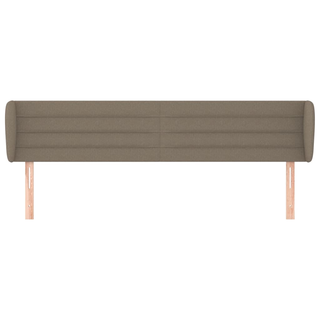 vidaXL Zagłówek uszak, taupe, 163x23x78/88 cm, tkanina