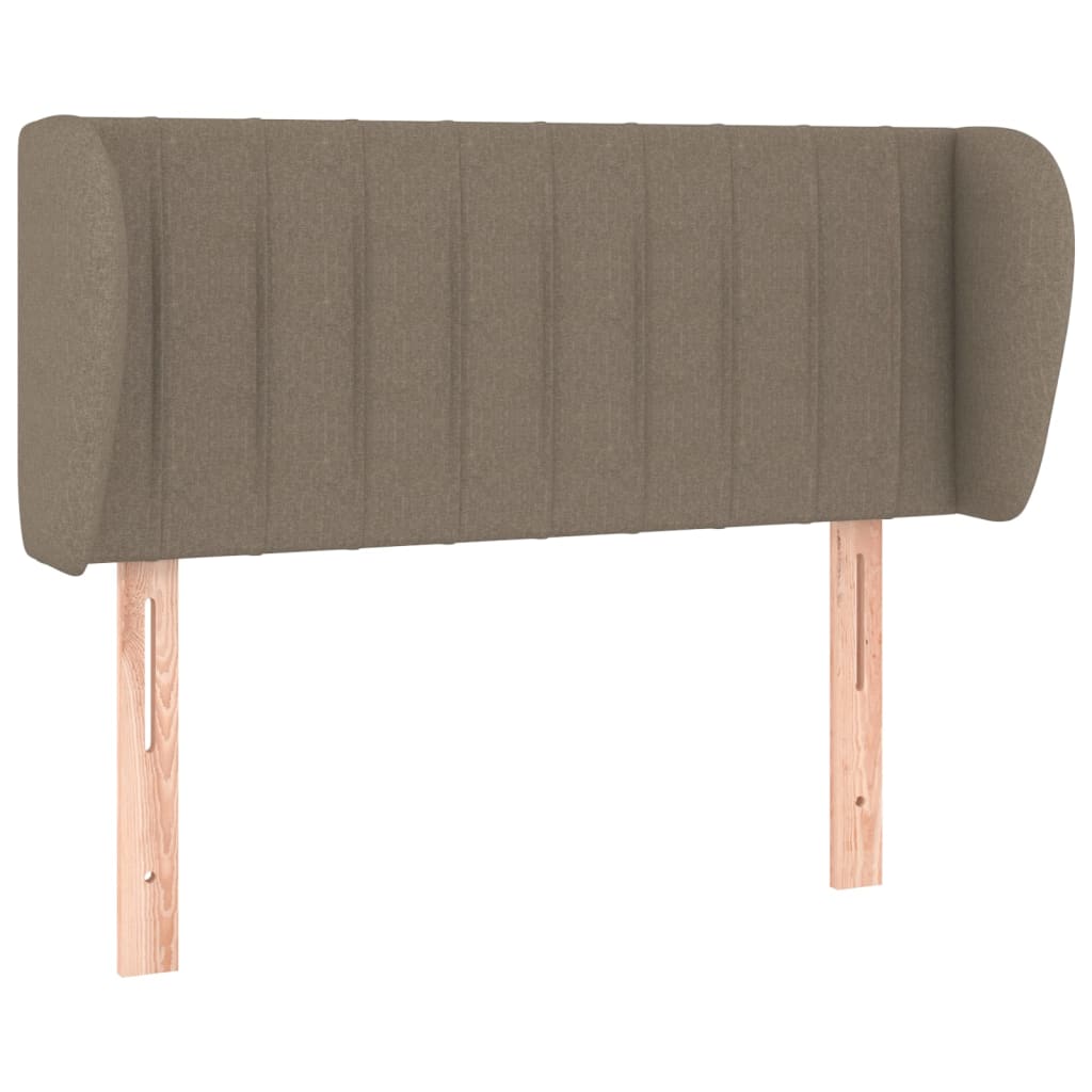 vidaXL Zagłówek uszak, taupe, 83x23x78/88 cm, tkanina