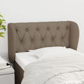 vidaXL Zagłówek uszak, taupe, 83x23x78/88 cm, tkanina