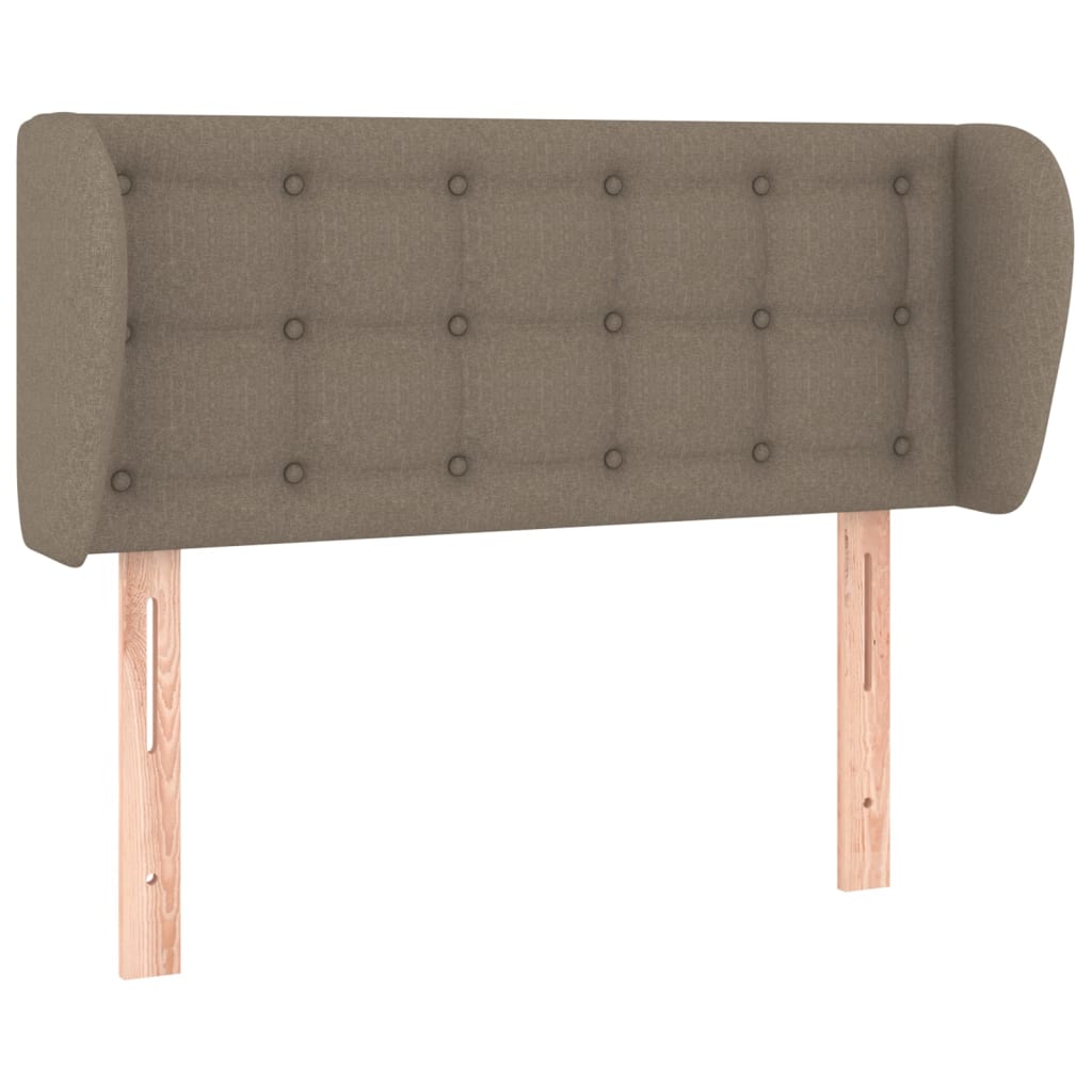 vidaXL Zagłówek uszak, taupe, 83x23x78/88 cm, tkanina