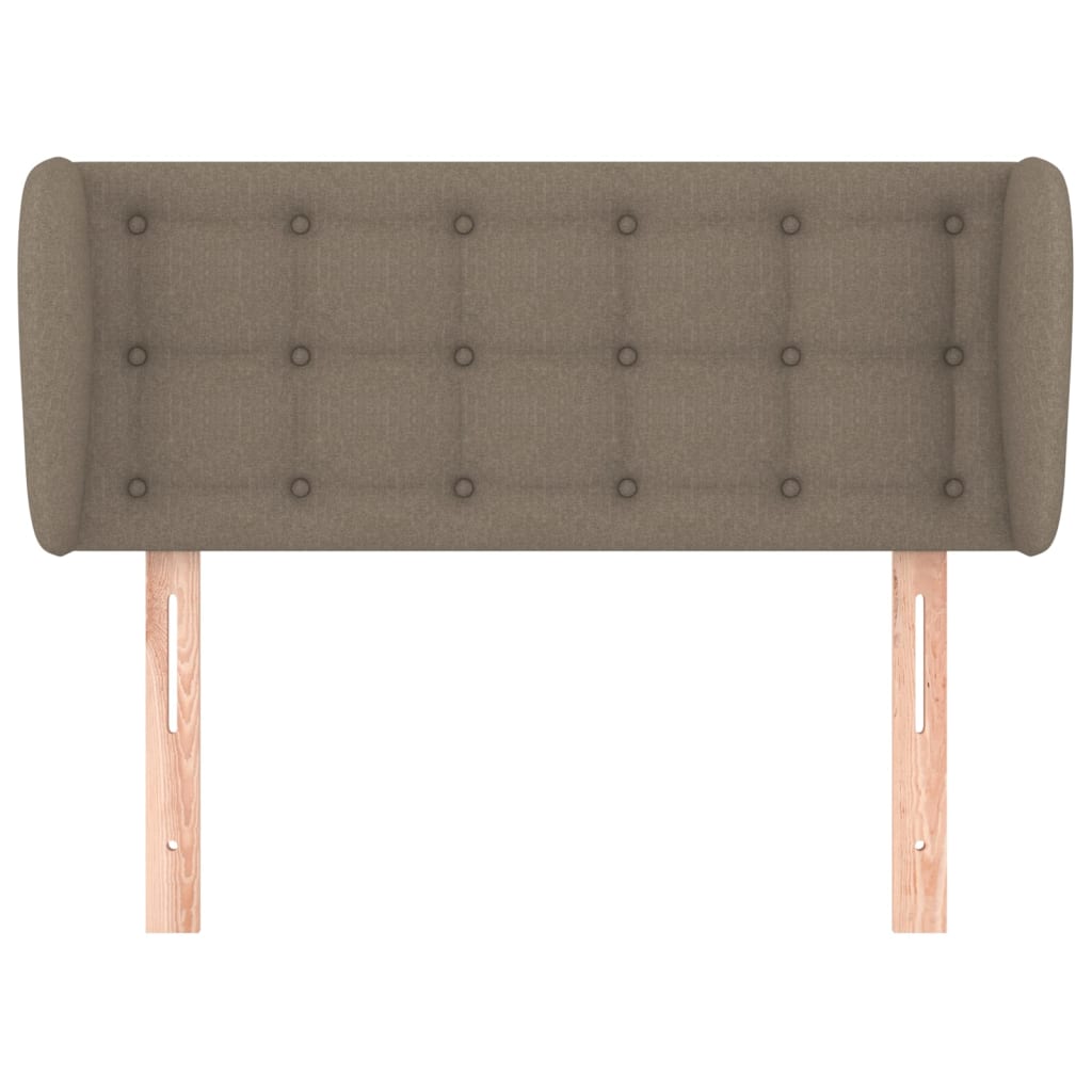 vidaXL Zagłówek uszak, taupe, 83x23x78/88 cm, tkanina
