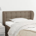 vidaXL Zagłówek uszak, taupe, 93x23x78/88 cm, tkanina