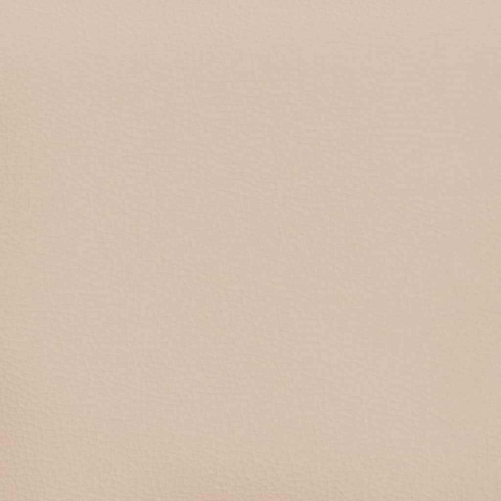 vidaXL Zagłówek uszak, cappuccino, 83x16x78/88 cm, sztuczna skóra