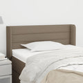 vidaXL Zagłówek uszak, taupe, 83x16x78/88 cm, tkanina