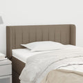 vidaXL Zagłówek uszak, taupe, 103x16x78/88 cm, tkanina