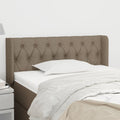 vidaXL Zagłówek uszak, taupe, 103x16x78/88 cm, tkanina