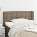 vidaXL Zagłówek uszak, taupe, 103x16x78/88 cm, tkanina