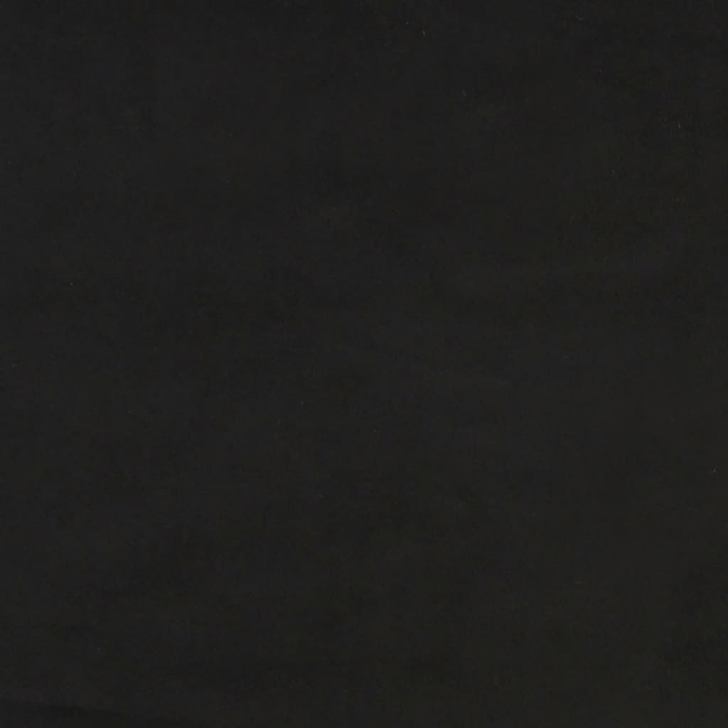 vidaXL Rama łóżka bez materaca, czarna, 100x200 cm, aksamitna