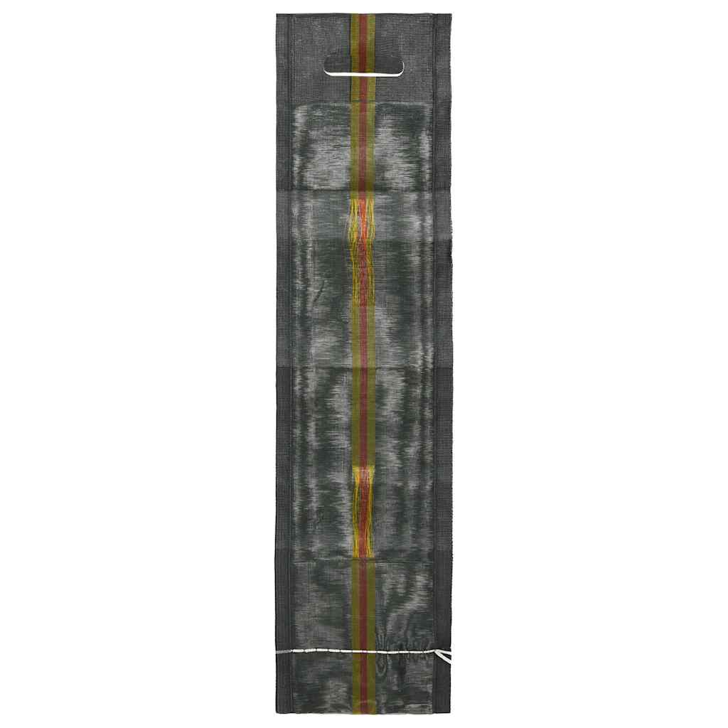vidaXL Worki przeciwpowodziowe, 50 szt., ciemnozielone, 103x25 cm HDPE