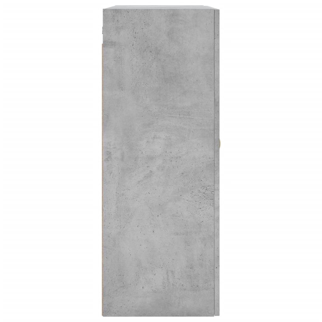 vidaXL Szafki wiszące, szarość betonu, 2 szt., 69,5x34x90 cm
