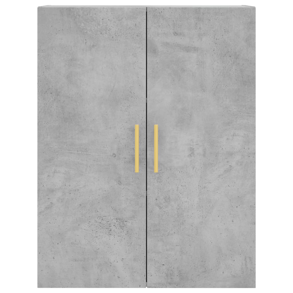 vidaXL Szafki wiszące, szarość betonu, 2 szt., 69,5x34x90 cm
