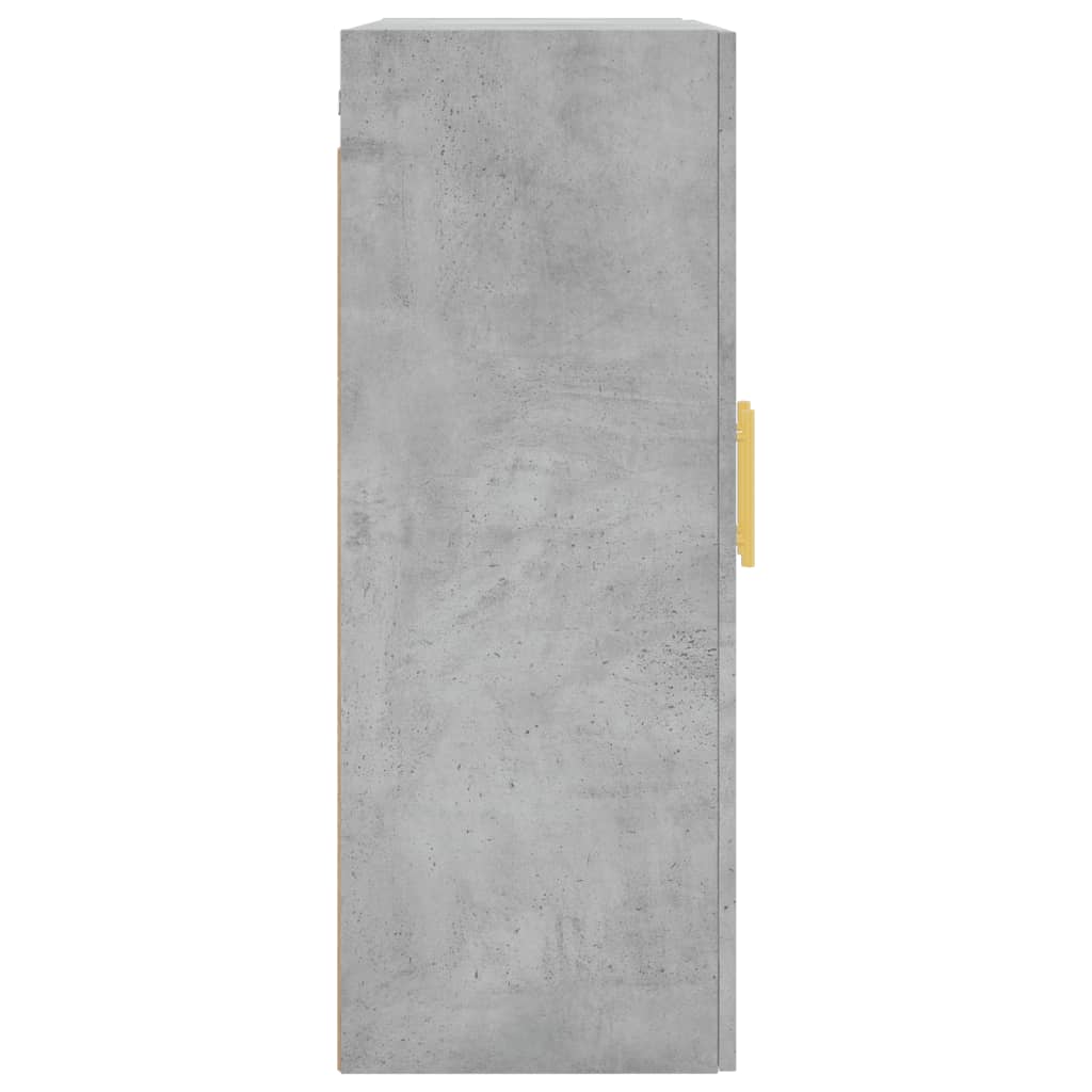 vidaXL Szafki wiszące, szarość betonu, 2 szt., 69,5x34x90 cm